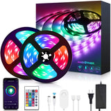 RGB LED Strip Lights 32.8ft WiFi LED Light Strips Works with Alexa Google Assist