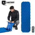 Inflatable Ultralight Sleeping Pad with Pillow