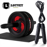 2 in 1 Abdominal Wheel With Jump Rope