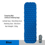 Inflatable Ultralight Sleeping Pad with Pillow