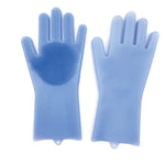 1Pair Gloves Kitchen Silicone Cleaning Gloves